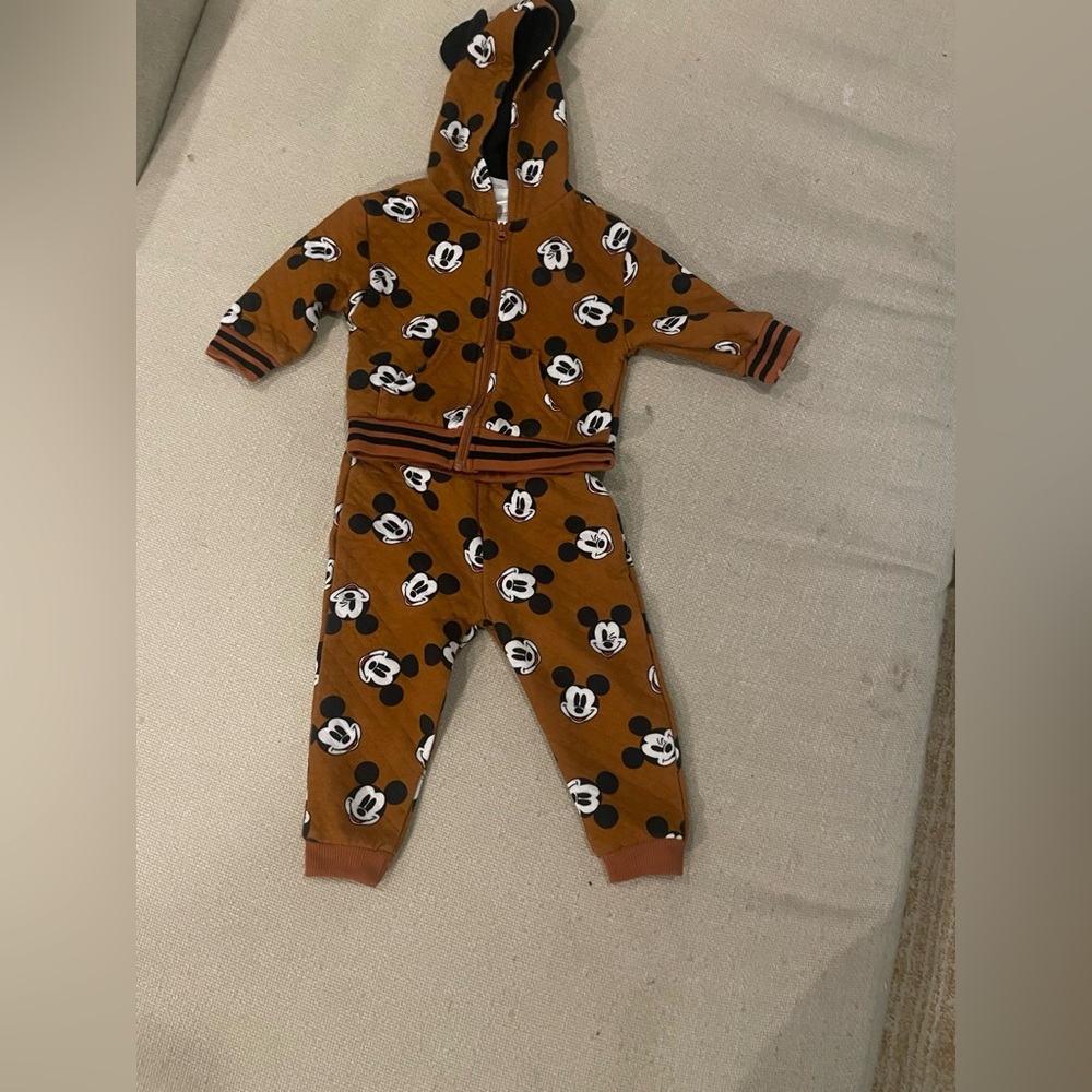 12 Month Mickey Mouse Sweat Shirt and Pants